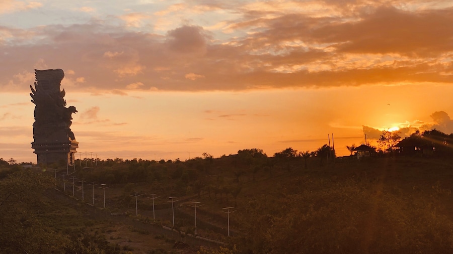 #garudawisnukencana and #sunset