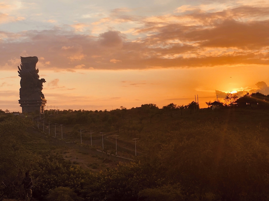 #garudawisnukencana and #sunset