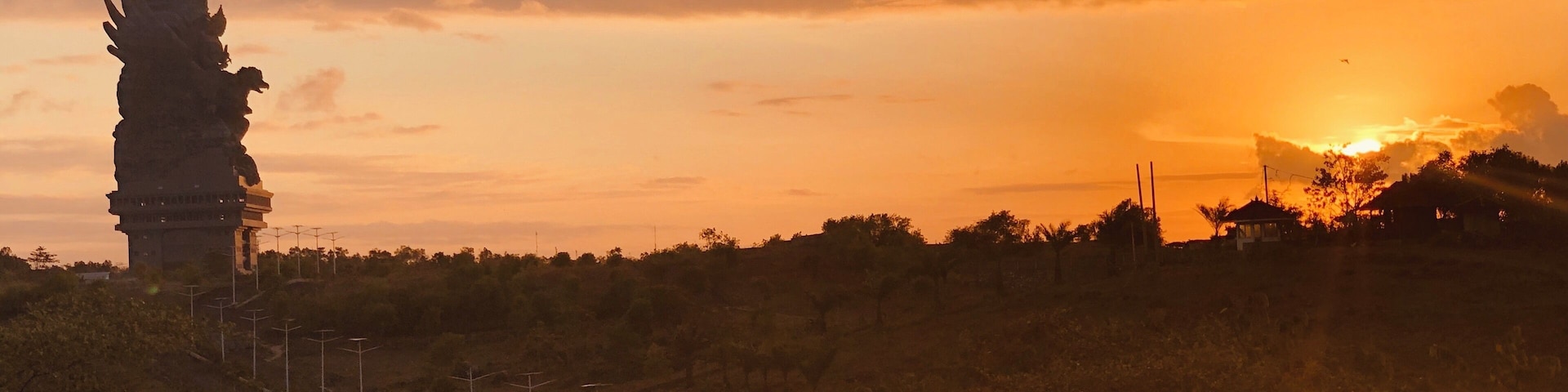 #garudawisnukencana and #sunset