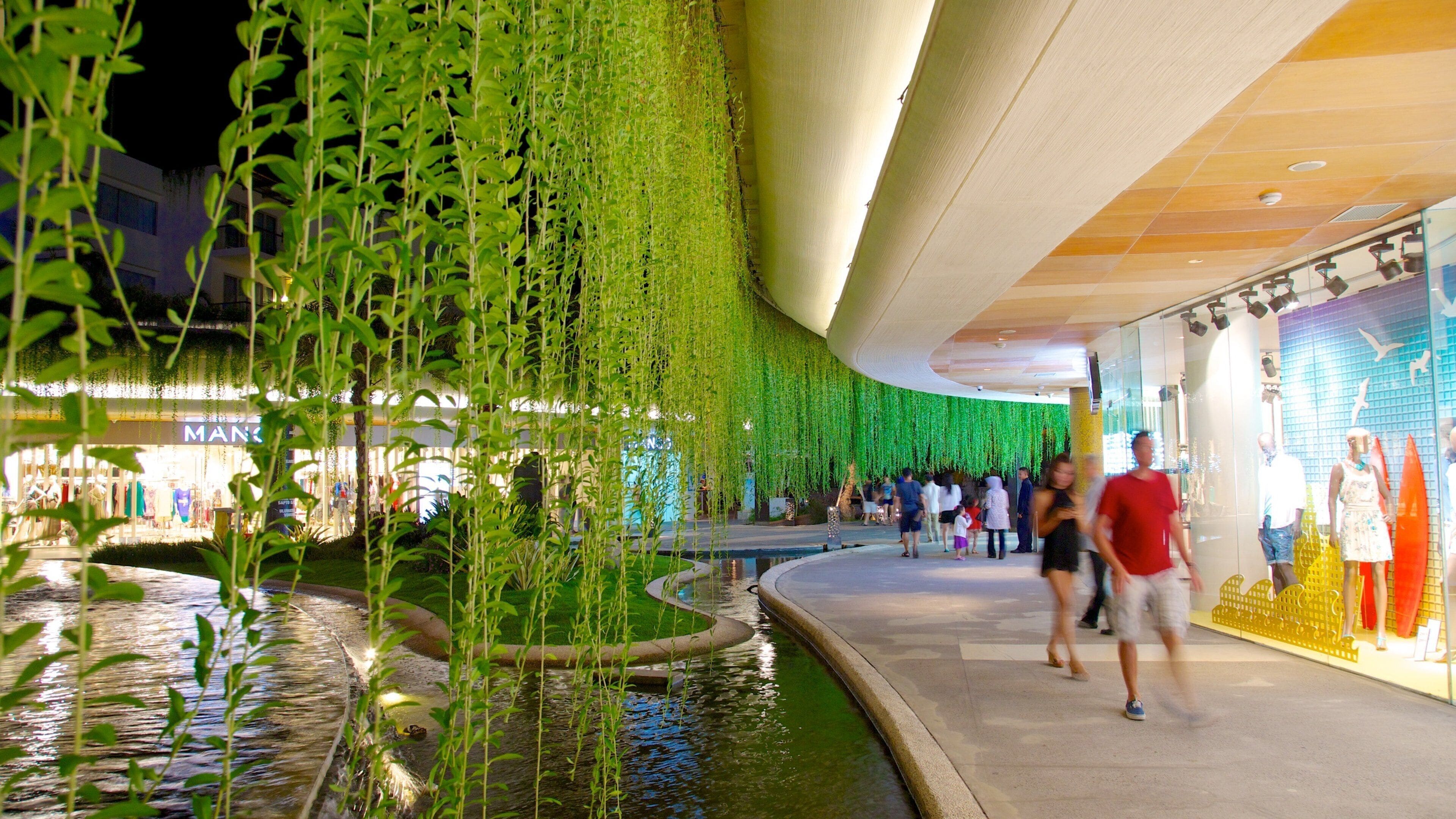 Kuta which includes a pond, a city and night scenes