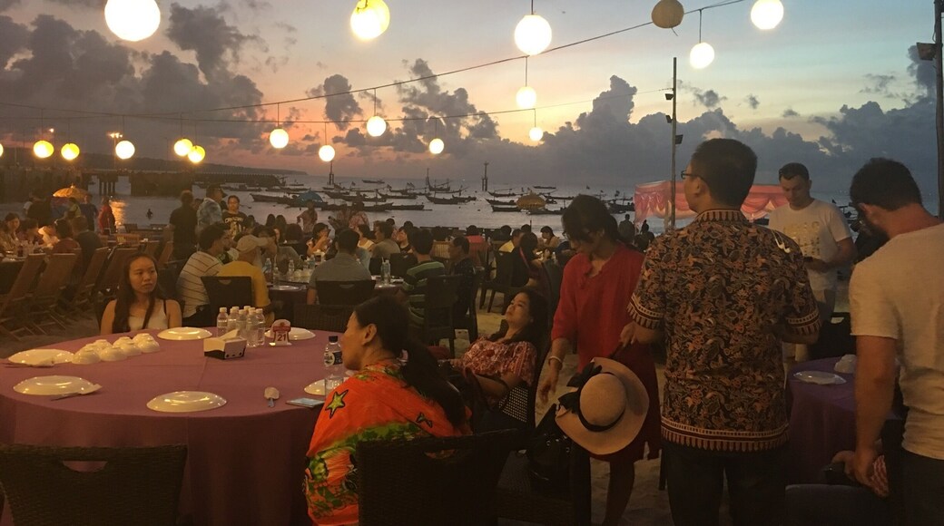 Seafood on the seafront