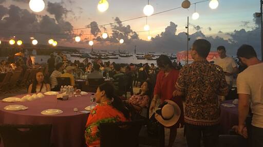 Seafood on the seafront