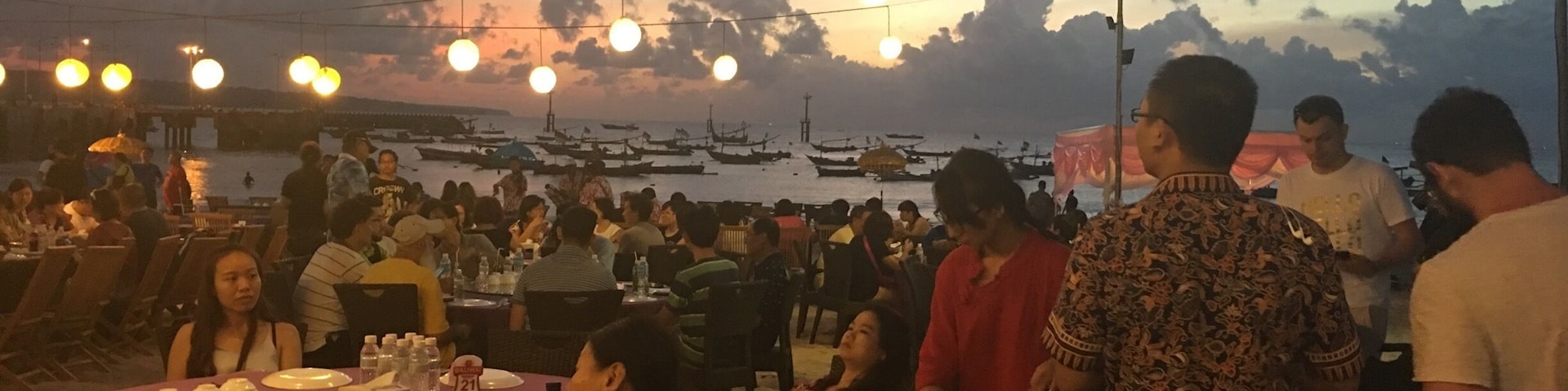 Seafood on the seafront