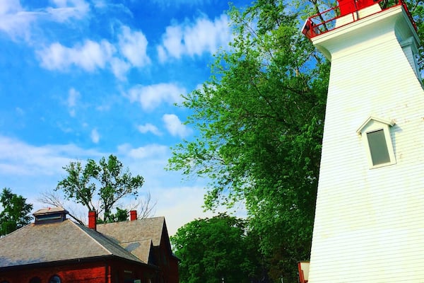 The historic Pumphouse arts centre in Niagara-on-the-Lake... #blue skies and lush #green surroundings