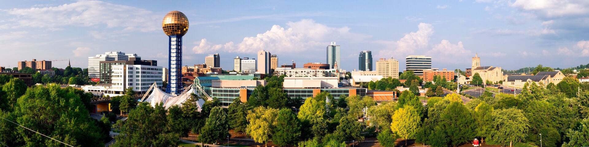Panorama of Knoxville Tennessee USA