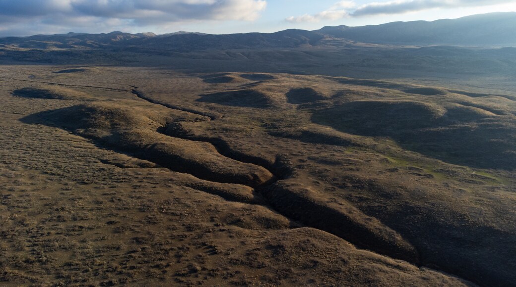 Scenic View of Caliente Range Foothills, Carrizo Plain National Monument, San Luis Obispo County