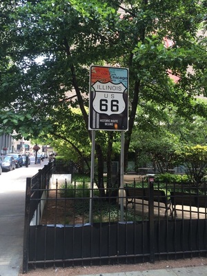 The beginning of Route 66, let's get this road trip started!
