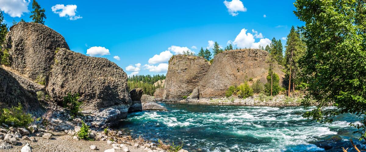 At riverside bowl and pitcher state park in spokane washington