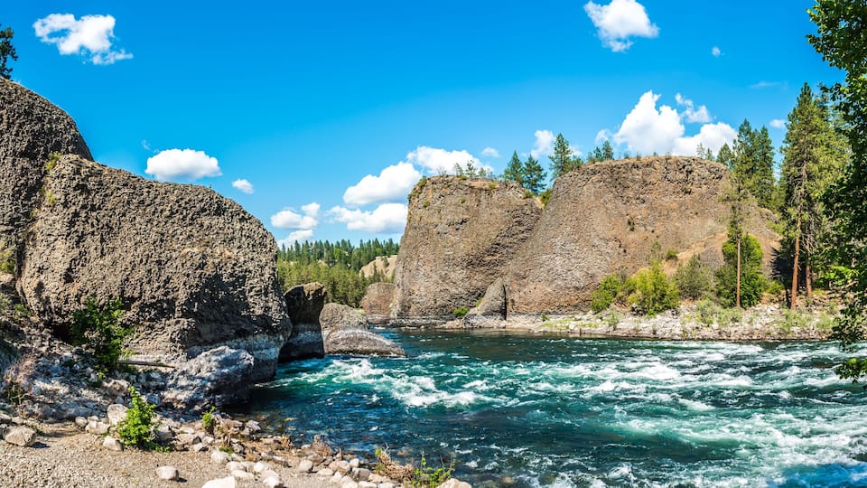 At riverside bowl and pitcher state park in spokane washington