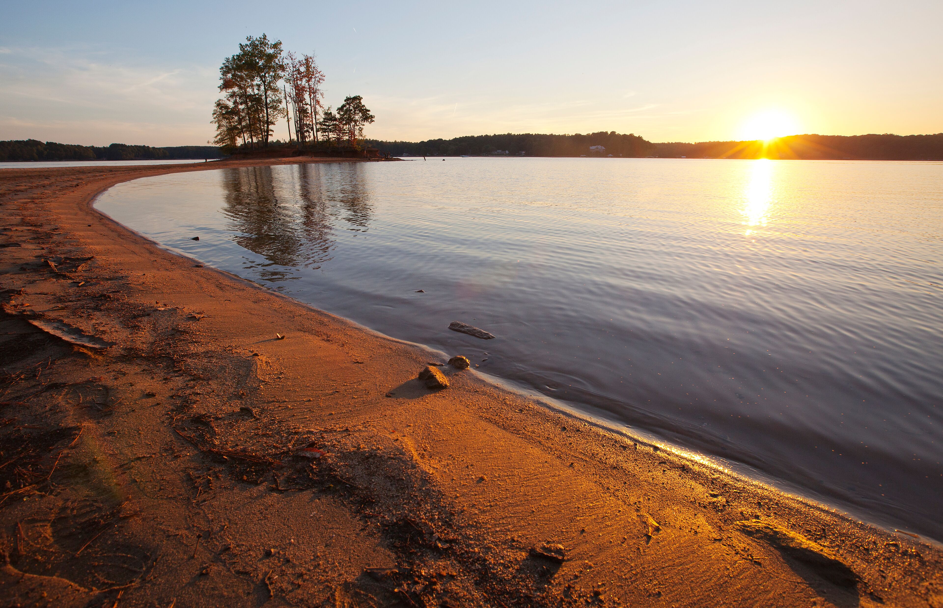 Sunset on Lake Norman in North Carolina