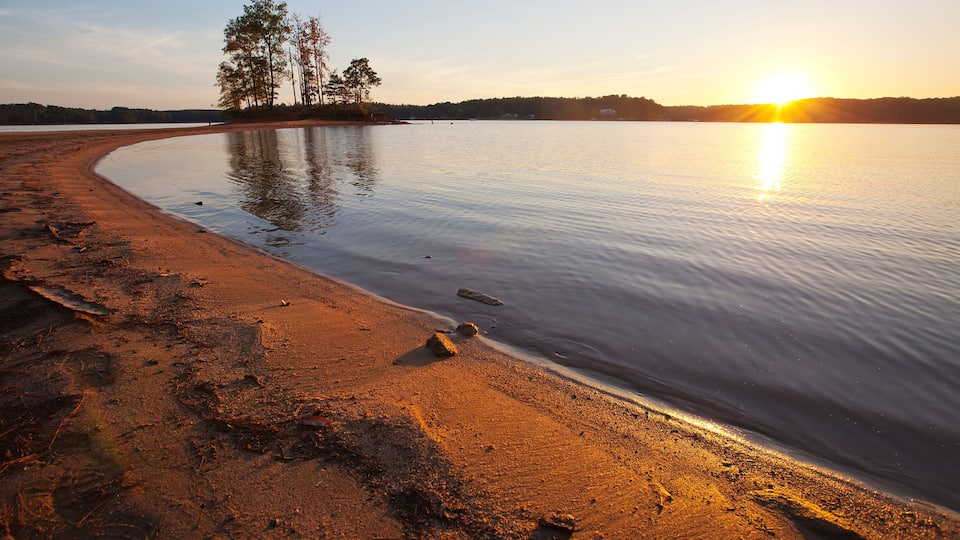 Sunset on Lake Norman in North Carolina