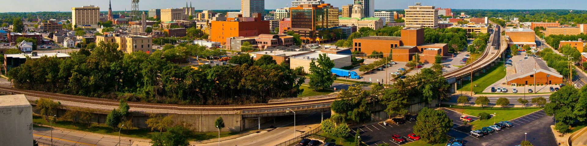 Fort Wayne Downtown Skyline