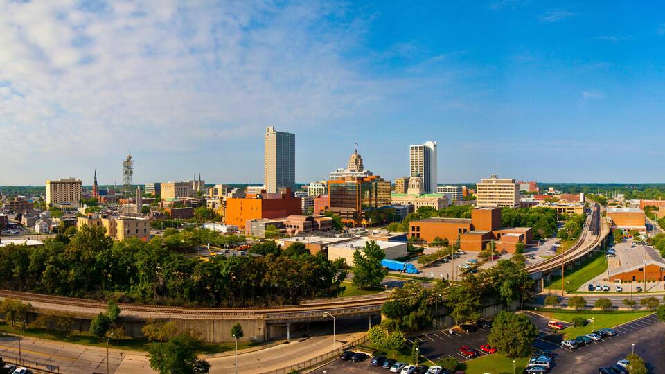 Fort Wayne Downtown Skyline