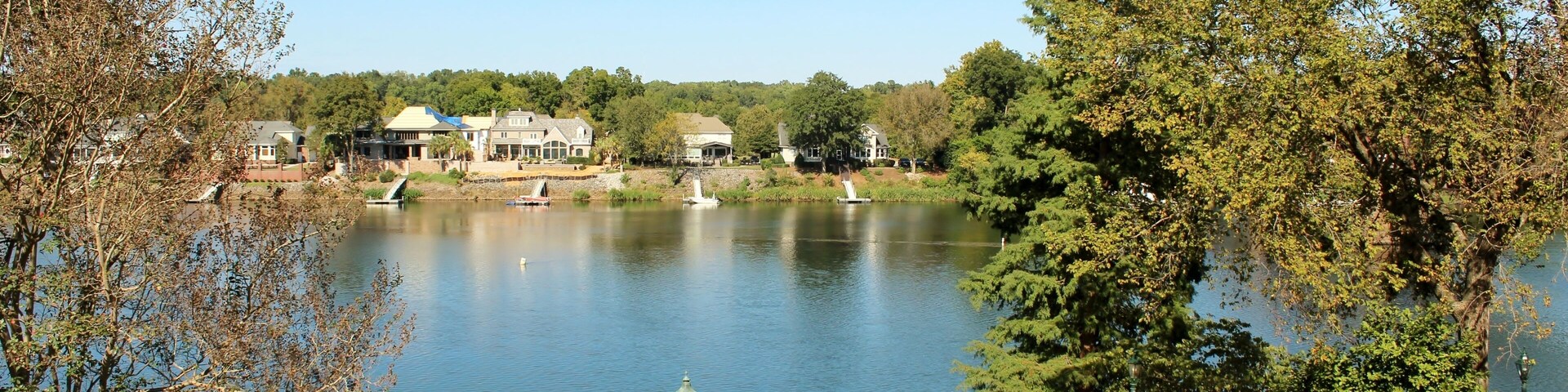 Savannah River on the Augusta Riverwalk.