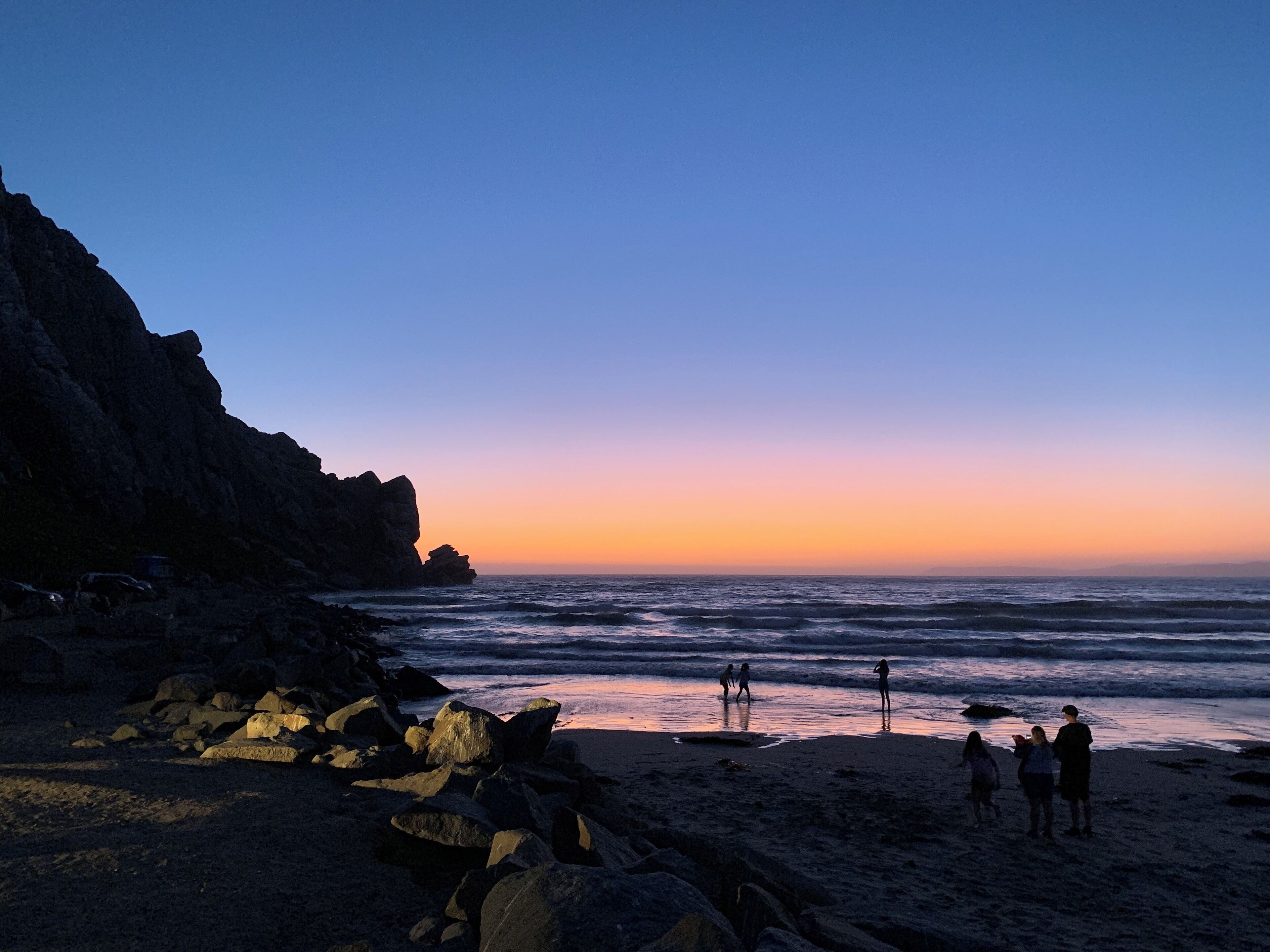Morro Rock is a great place to watch surfers, take a nice long walk along the beach and finish off with a gorgeous sunset.
