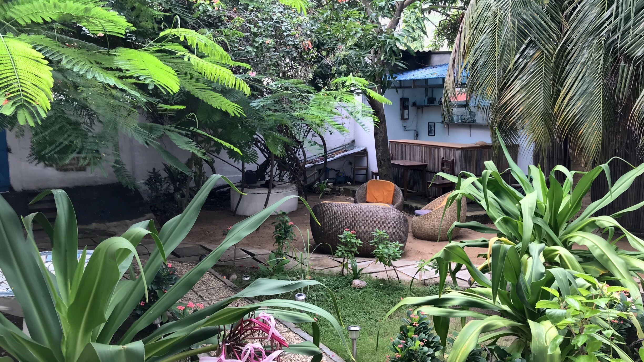 Calm, cheep and very friendly. Nice old house in Cotonou. 