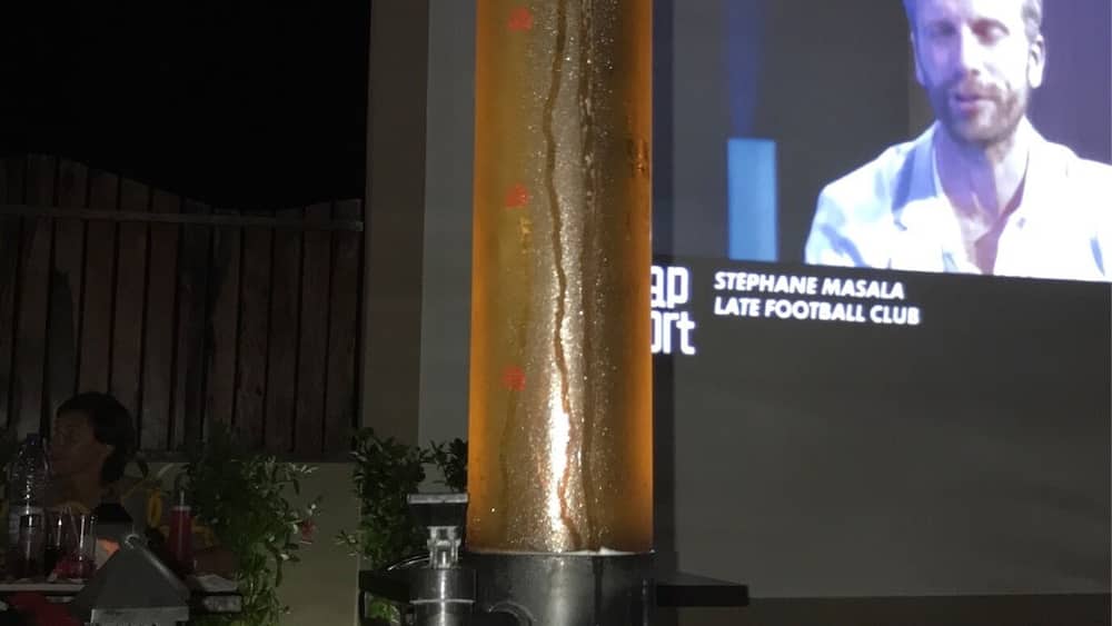 Nice restaurant, peoples so kind, Castel or Béninoise beer amazing...