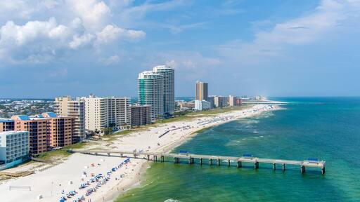 Orange Beach, Alabama in July