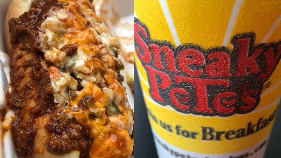 Feeling Brave? Order the “Junkyard Dog” at Sneaky Pete’s ! Birmingham is known as “The Iron City” and you WILL need a cast iron stomach for this job. It tastes better than it looks ... Trust Me 😎 #hotdog #tums