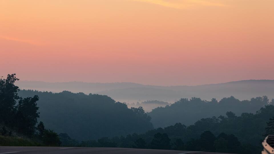 Beautiful morning watching the sunrise