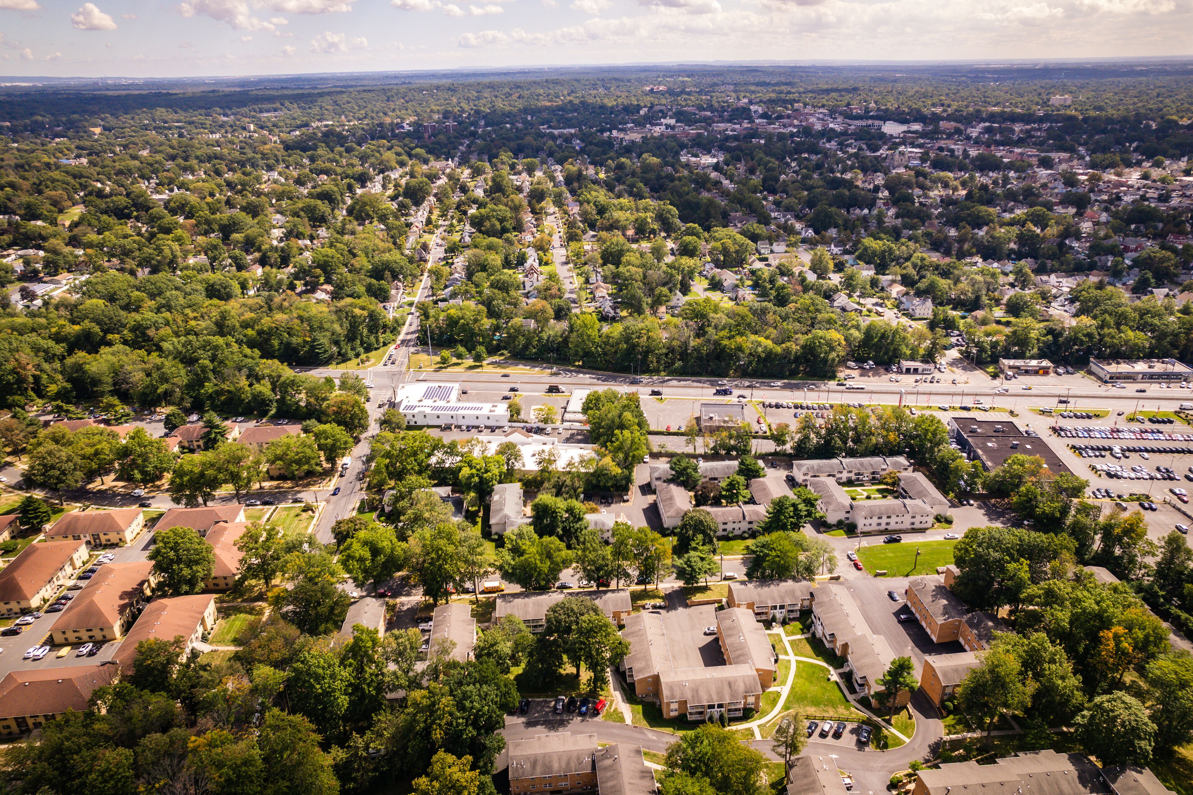 Aerial Drone of Watchung New Jersey 
