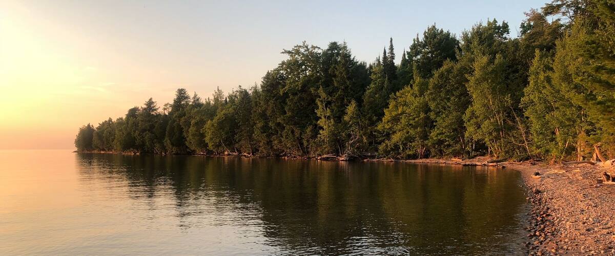 Grand Island is located in Lake Superior near Munising in the Upper Peninsula of Michigan. The island is perfect for hiking and biking day or overnight trips. No motor vehicles allowed. We stayed in one of the camping cabins, but tent campsites are more numerous. Plan to make reservations.