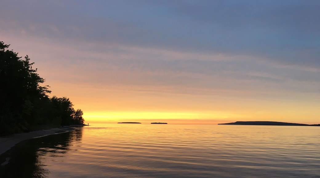 View from the yurt @ Paddler's Village
