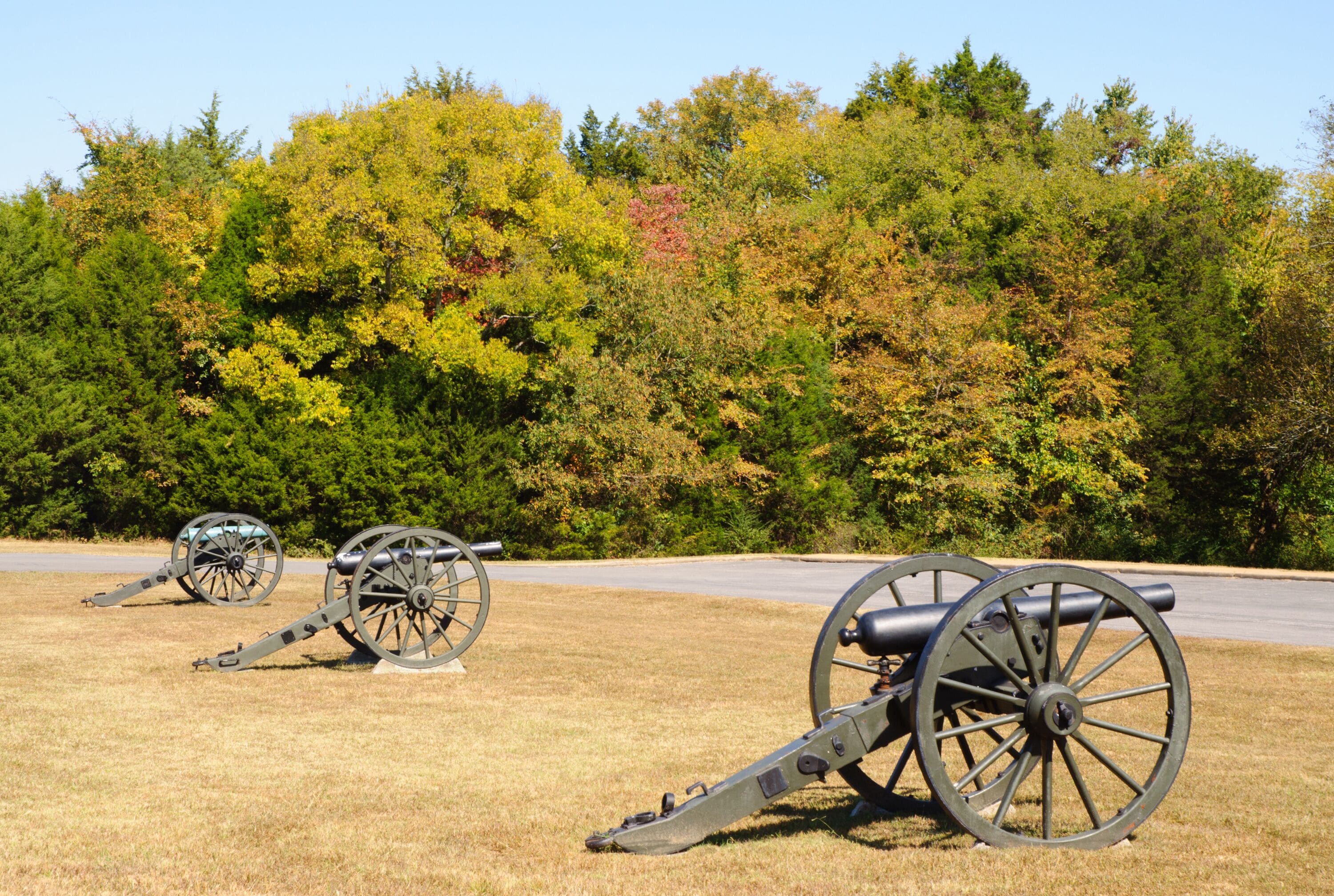 cannons at Stones River National Battlefield