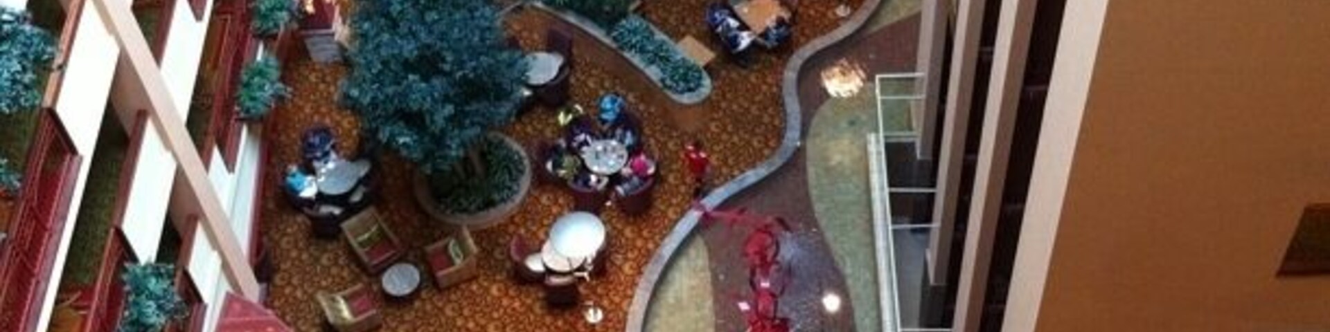 A view from the 10th floor at the embassy suites in Tennessee