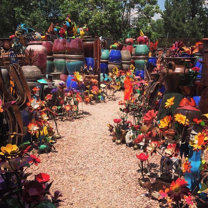 All the stuff here for a #garden was amazeballs #awesome !! Yay #metal #flowers & stuff!! #coloradosprings #colorado