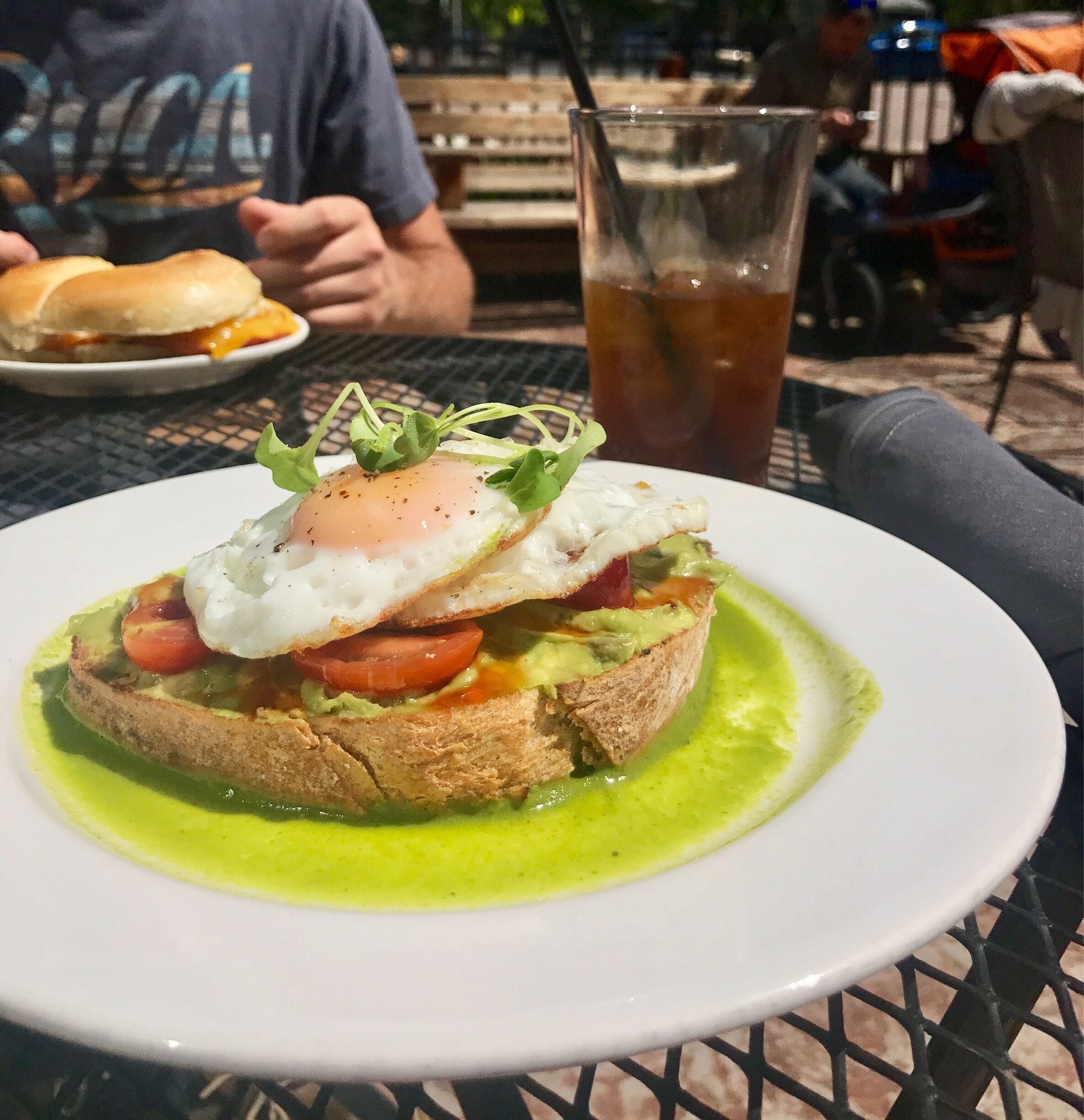 Great local coffee with delicious healthy food paired with morning conversations. You can taste the hard work while enjoying the sunshine!