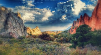I've visited many locations over the years, but Garden of the Gods in Colorado Springs, CO is still my favorite place on earth. The beautiful red rock formations, serene mountain side landscape, and abundance of wildlife make this a must visit destination.