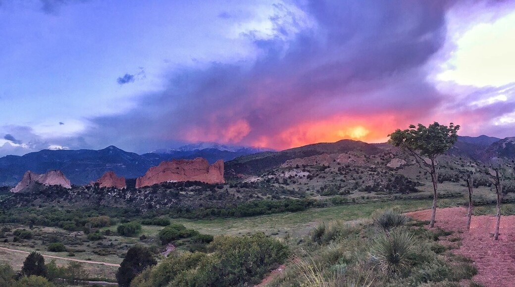 Sunset in the springs