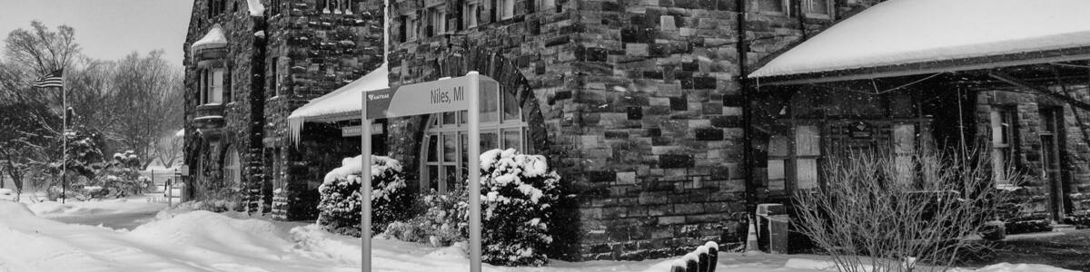 Historic train station, that is still in use.