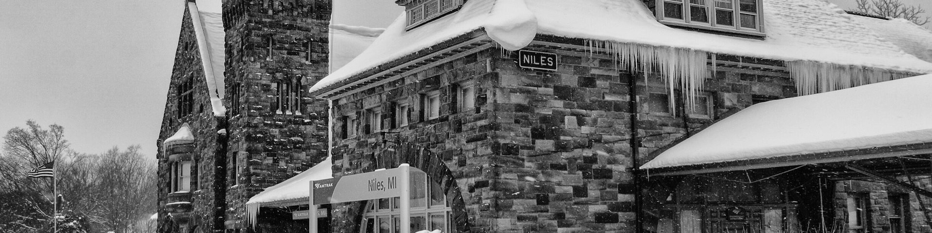 Historic train station, that is still in use.