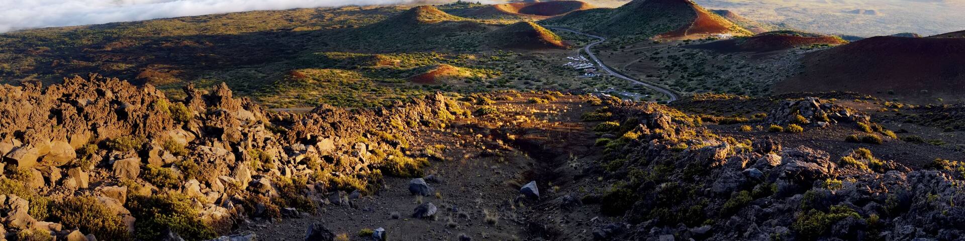 Breathtaking view of Mauna Loa volcano on the Big Island of Hawaii