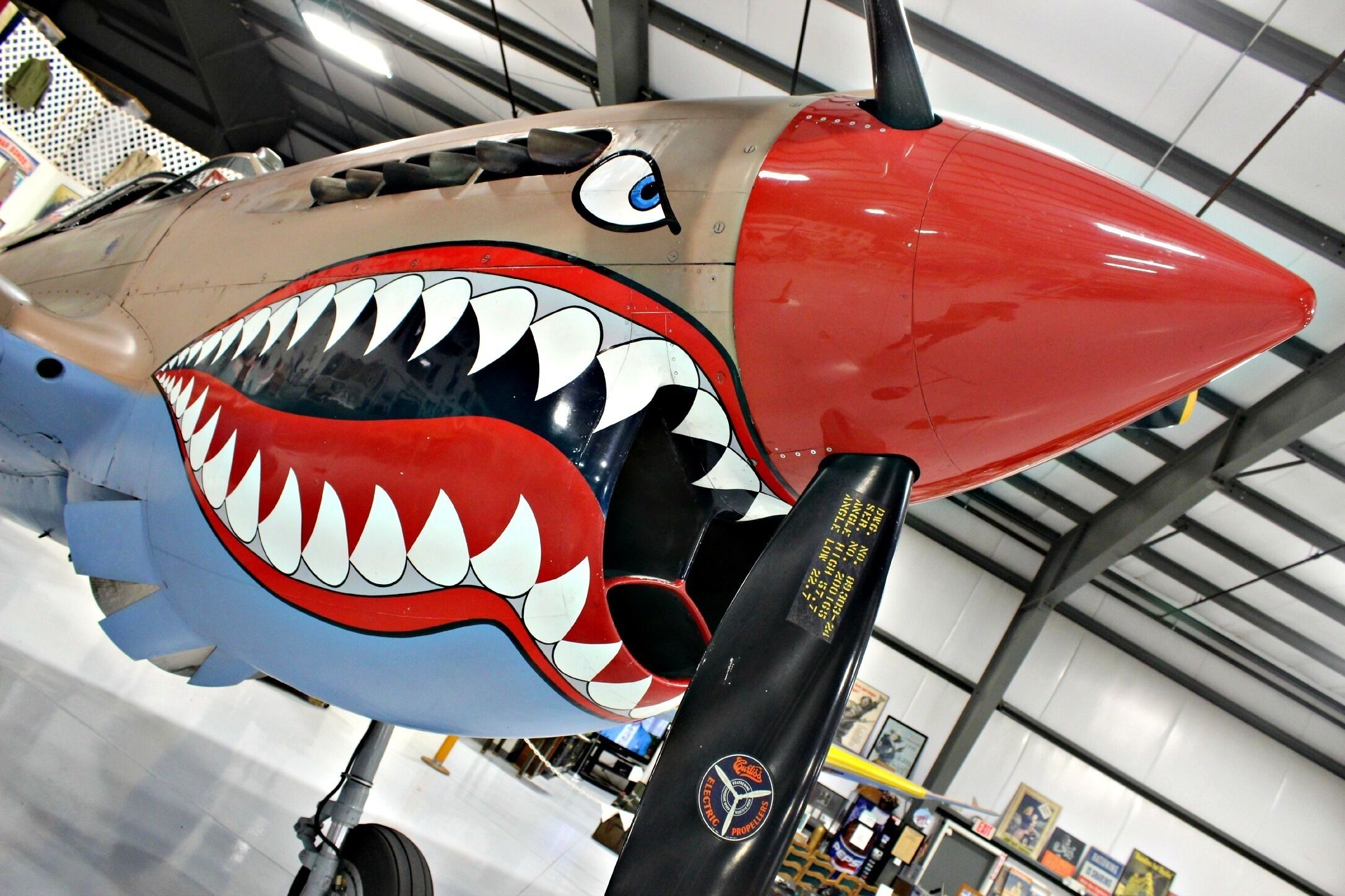 Warhawk museum located at Nampa airport, has one of the best collections of war planes and memorabilia .