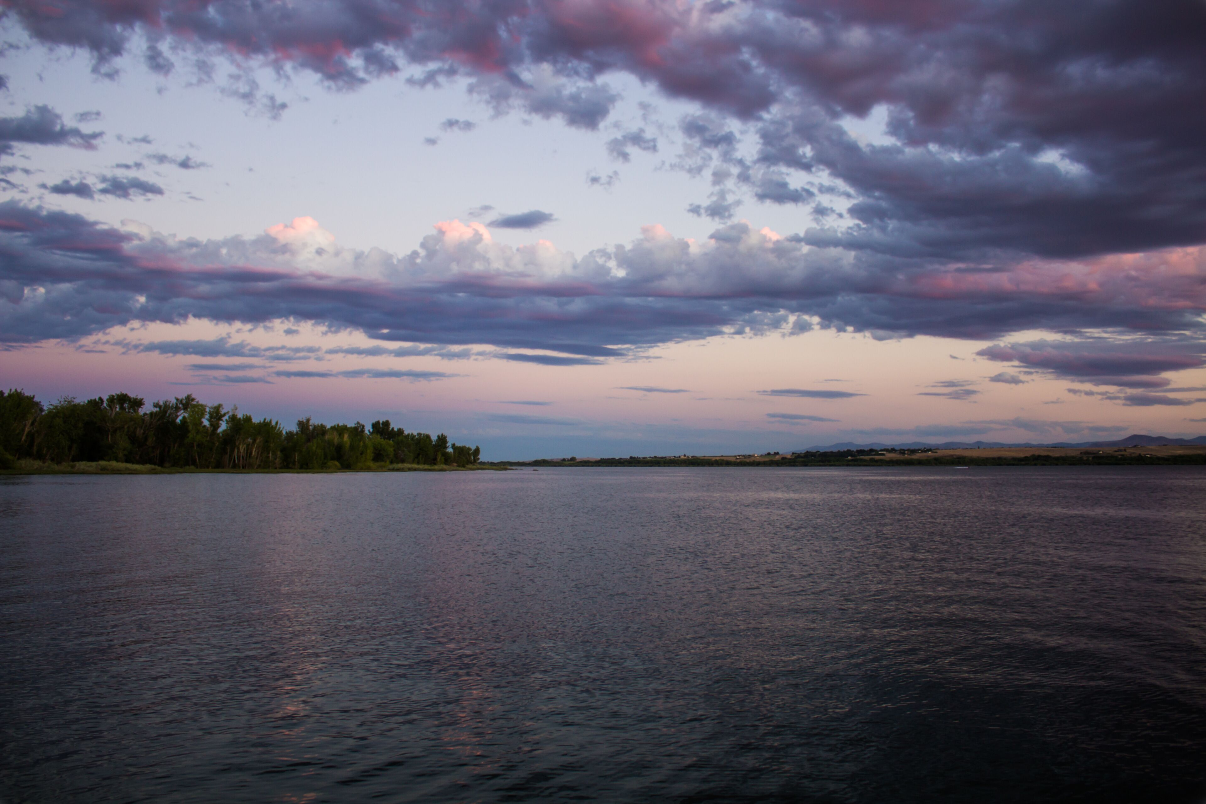 Lake Lowell Idaho during Sunset
