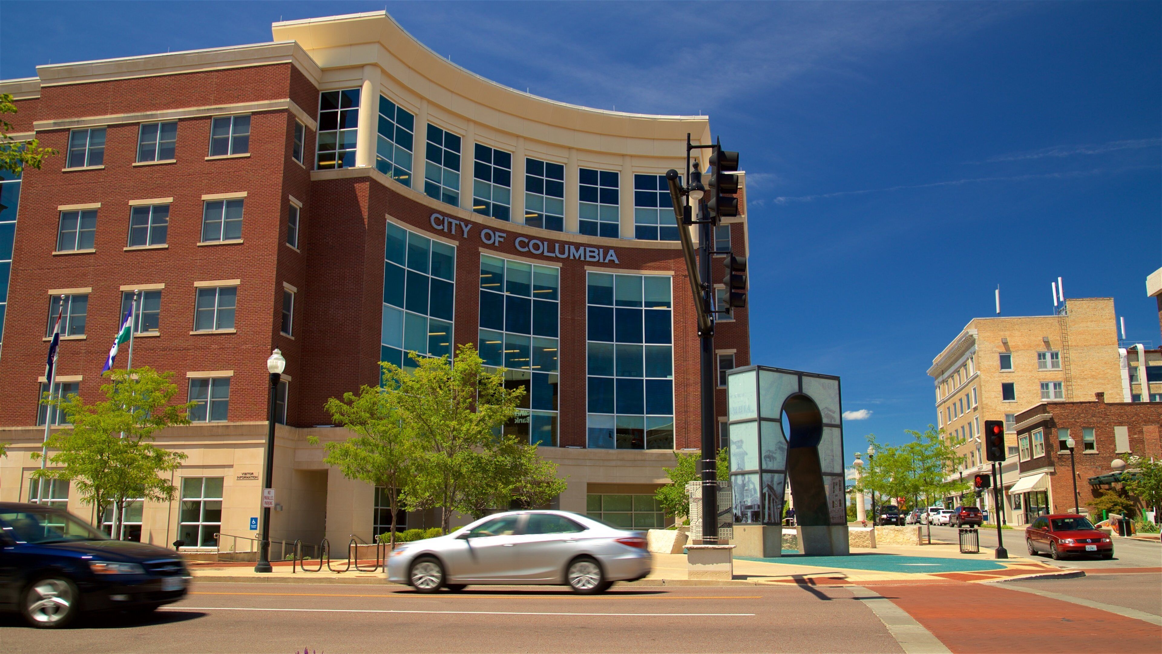 Columbia fasiliteter samt utendørs kunst og by