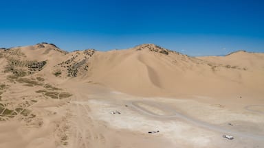 Sand dunes in the desert at the Little Sahara Recreation Area, Nephi, Utah, United States of America.