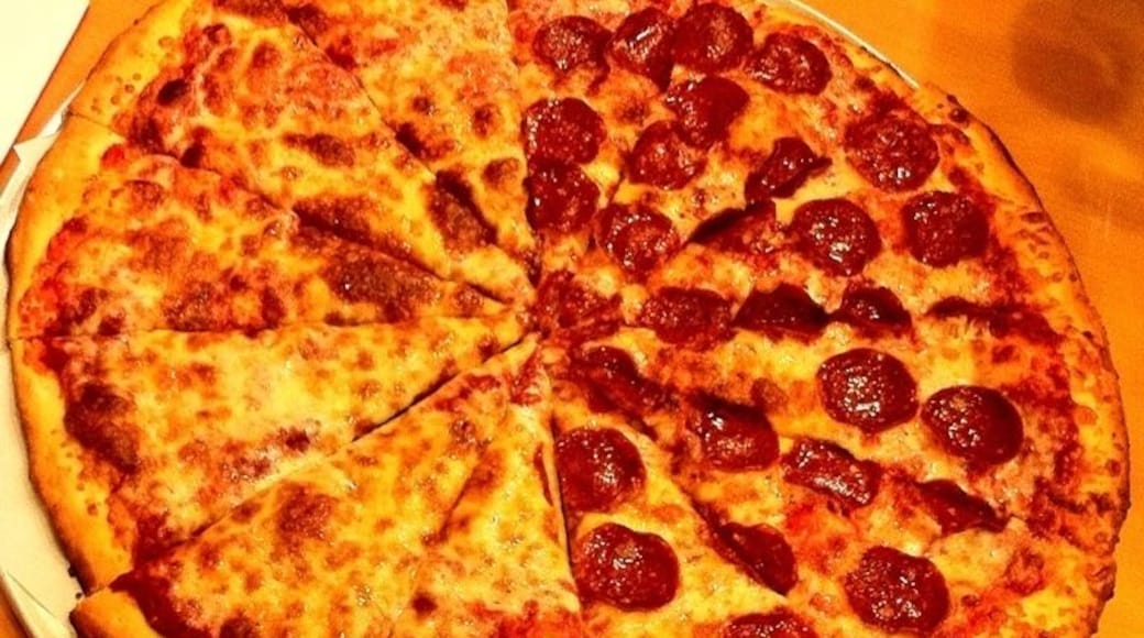 Relatively healthy pizza.