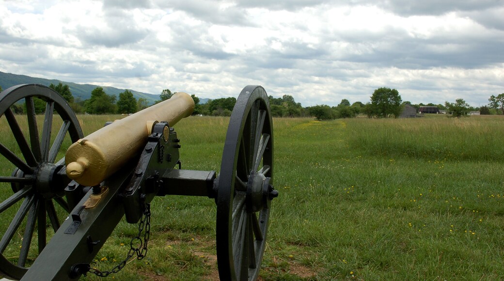 Civil War cannon at New Market battlefield in Virginia