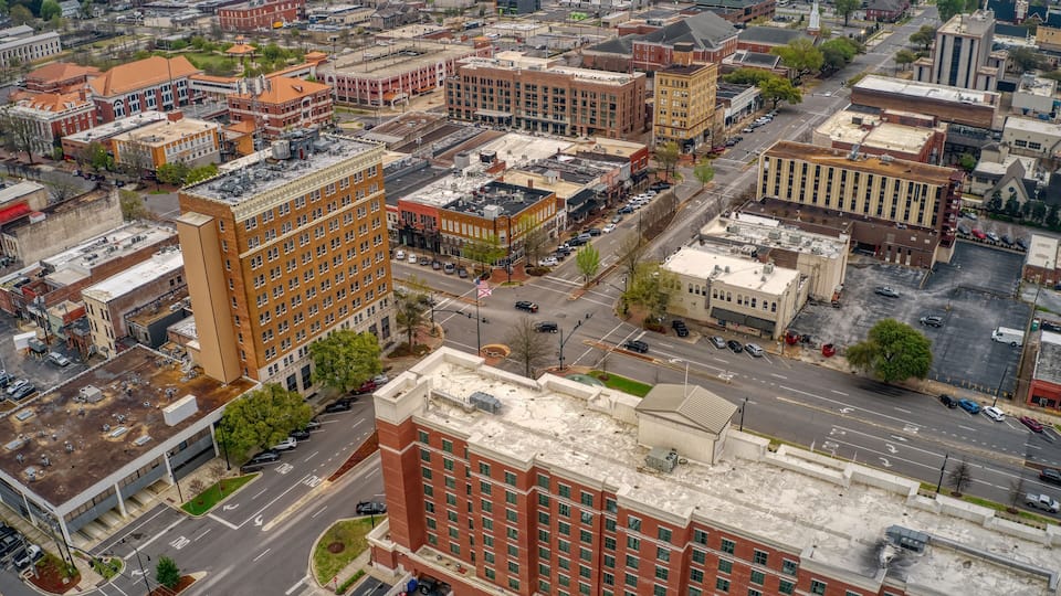 Aerial View of Tuscaloosa, Alabama