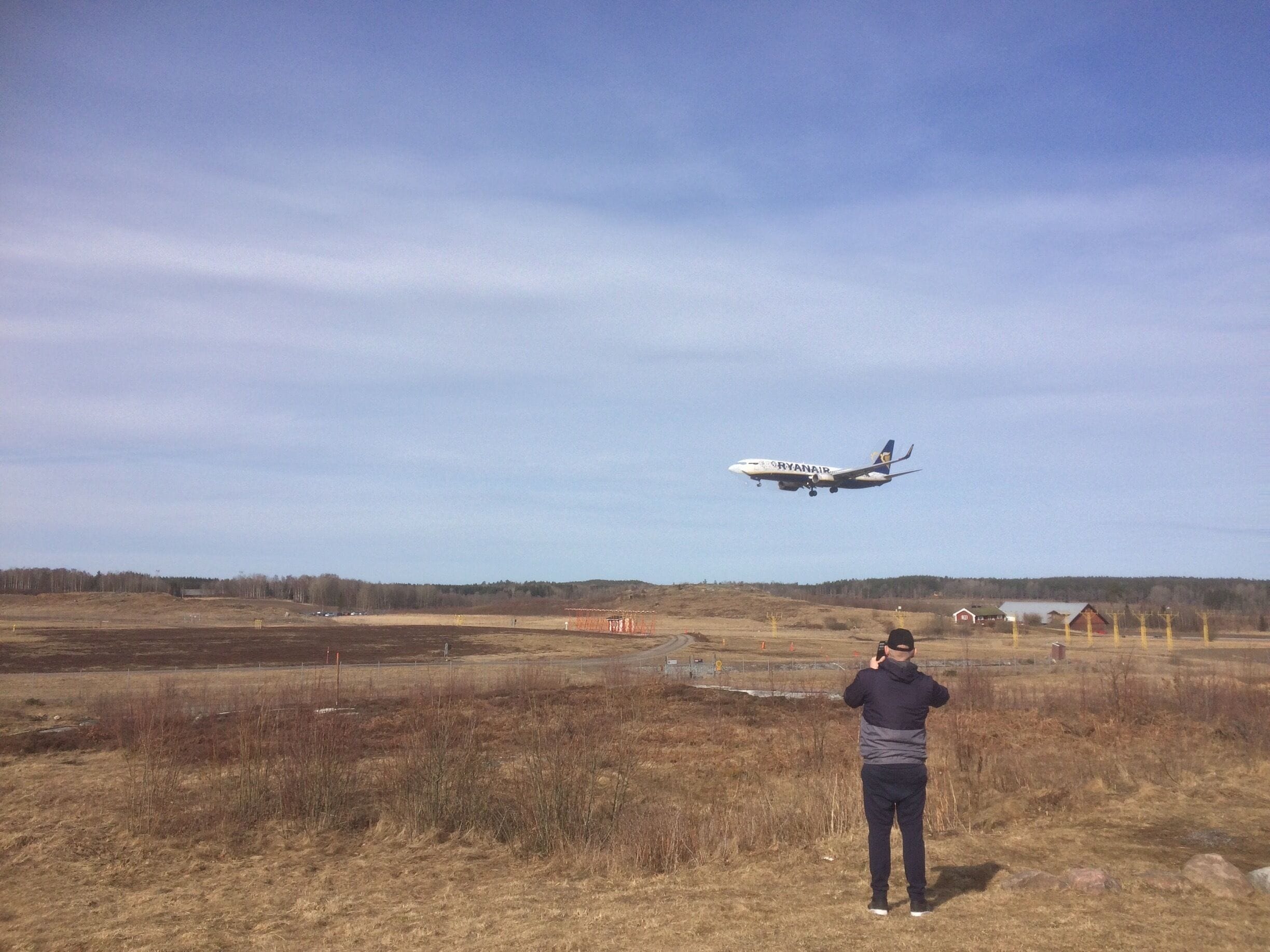 Skavsta airport, Sweden.