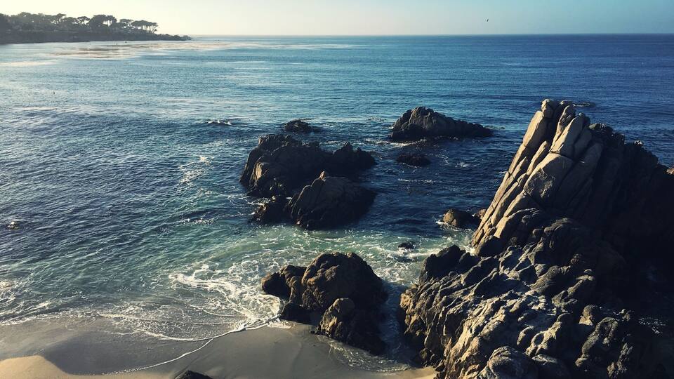 View from Lover’s Point in Pacific Grove, California