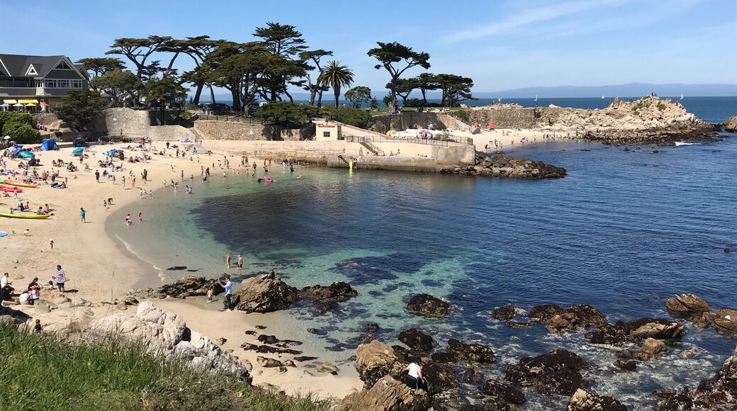 The first time I wished I brought a wetsuit with me. This water was so clear and after visiting the aquarium I wanted to jump in and see all the fish for myself!