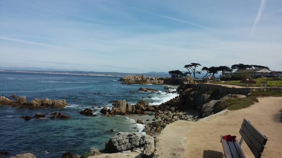 Beautiful walk along Pacific grove!
