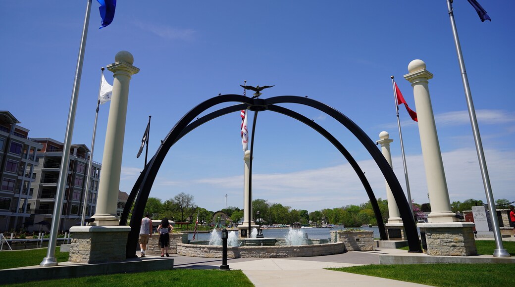 The veteran memorial site gives honor and remembrance to all the brave men and women that have fought.