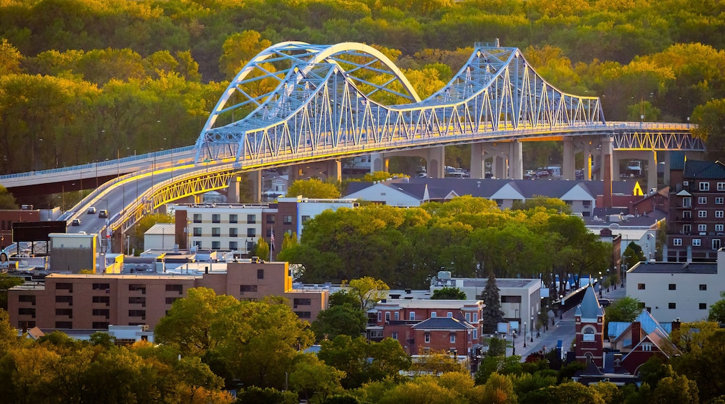 La Crosse Cass St Bridge at Sunset