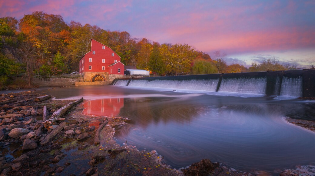 Red Mill museum sunrise in New Jersey